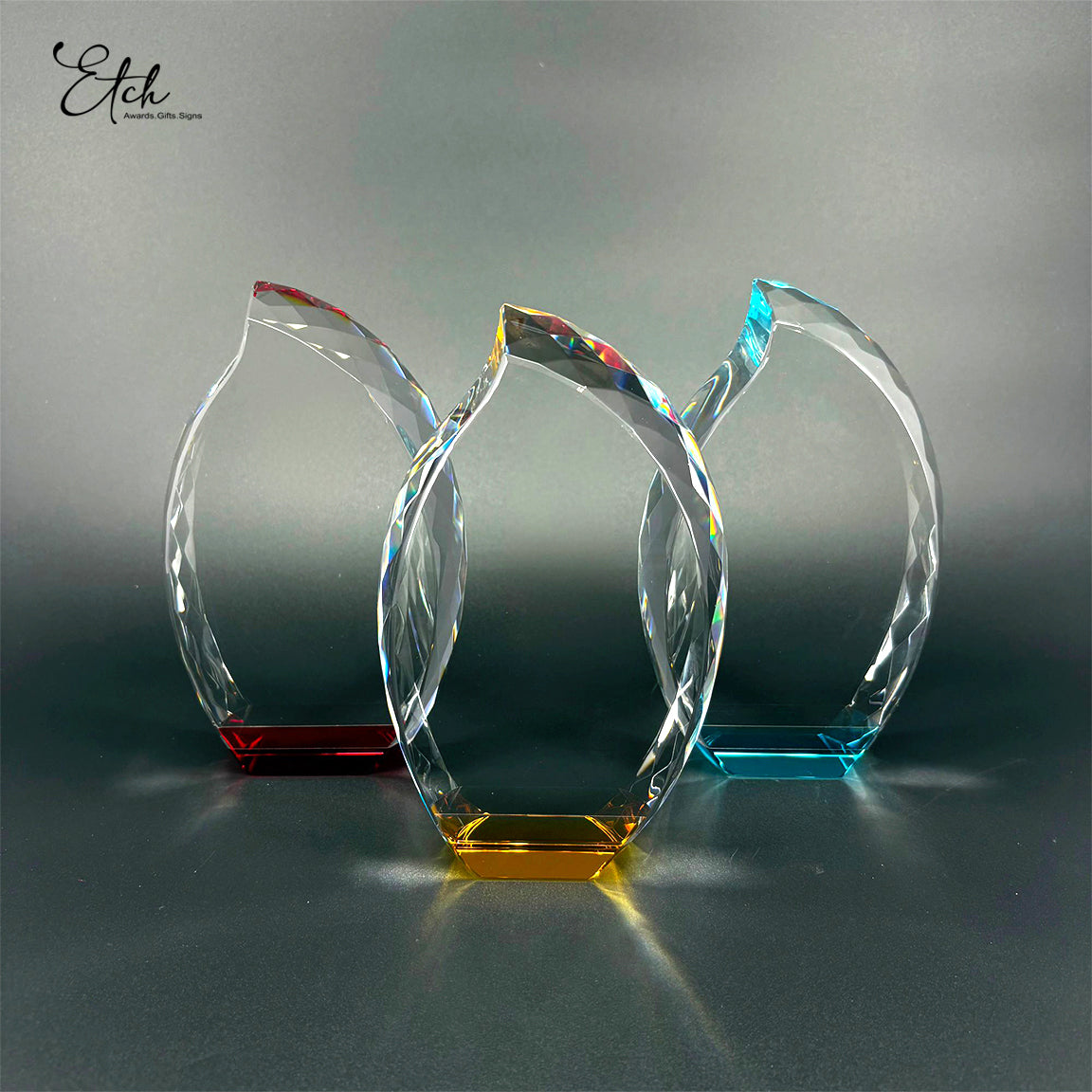 Jeweled Flame Crystal Award