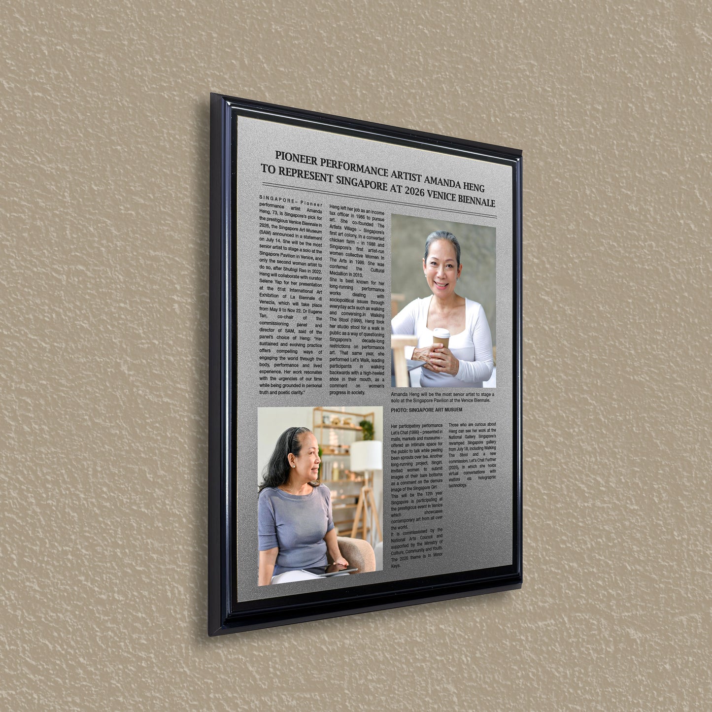 Premium Matt Black Plaque