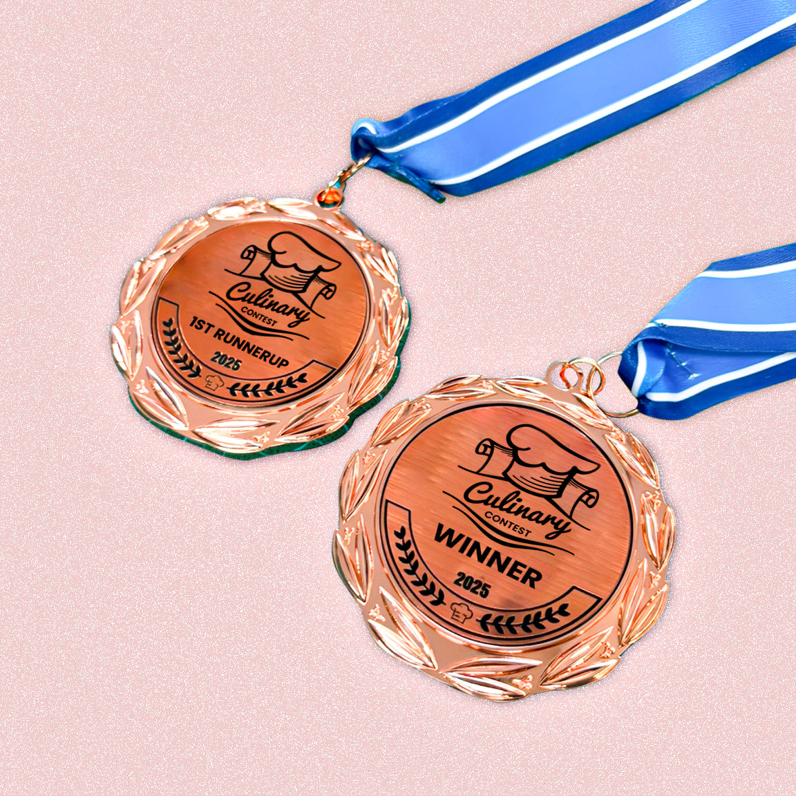 Excellence Medal with Blue Straps