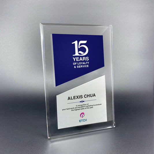 Classic Glass Plaque