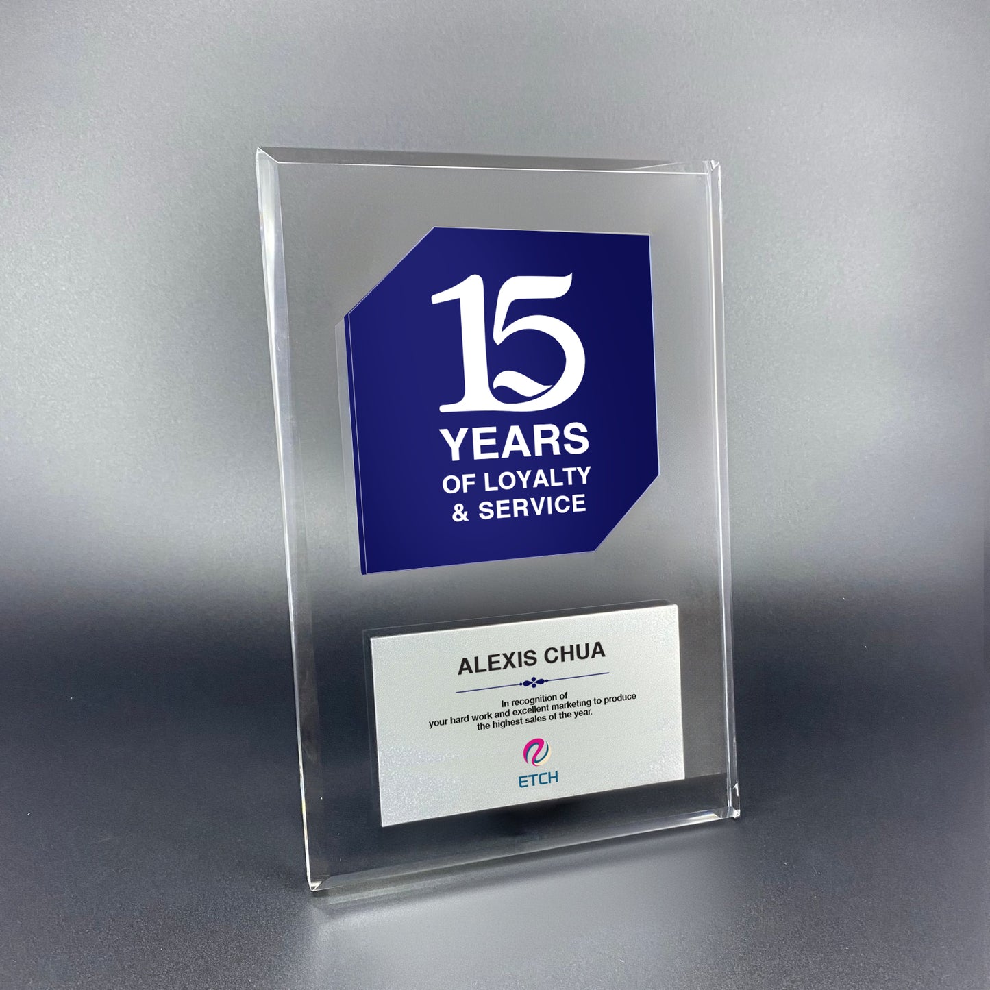 Classic Glass Plaque