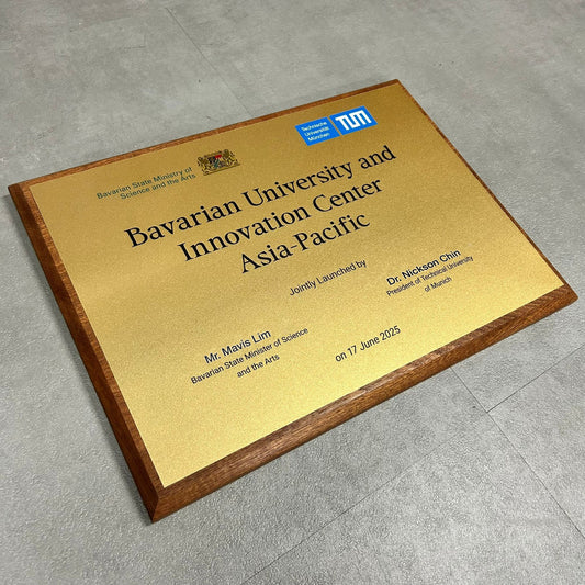 Natural Timber Plaque