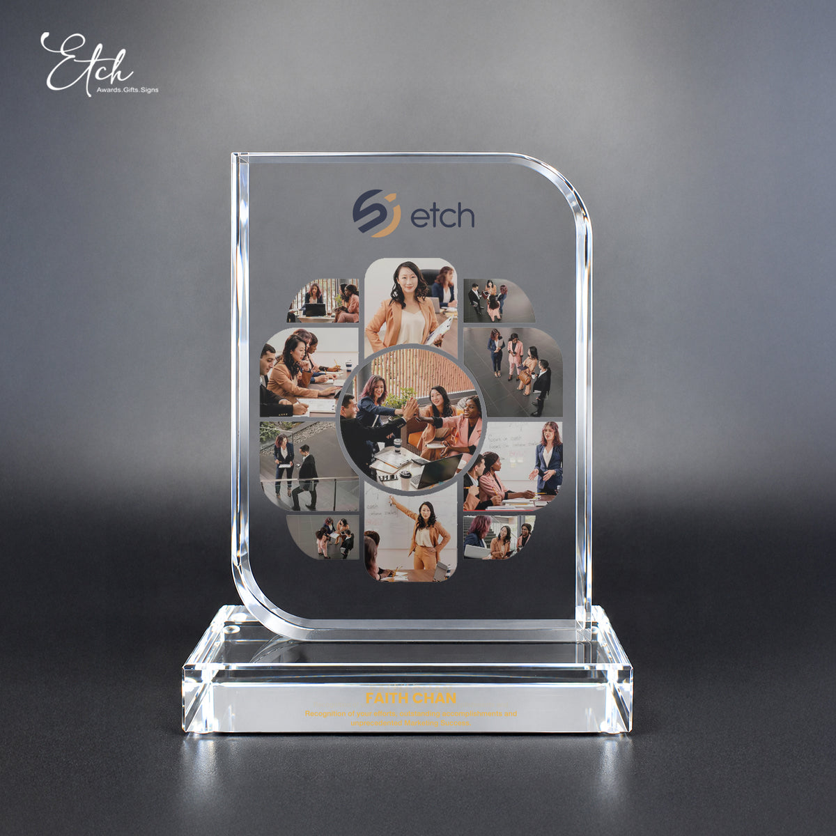 Premium Crystal Plaque