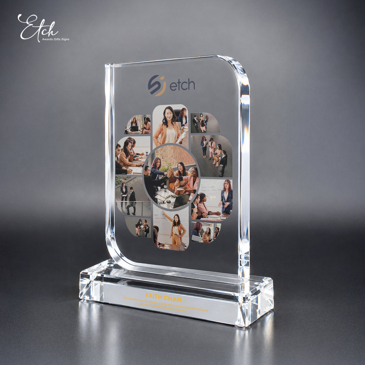Premium Crystal Plaque
