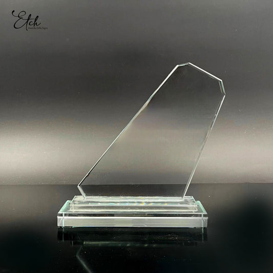 Slanted Emerald Trophy Award
