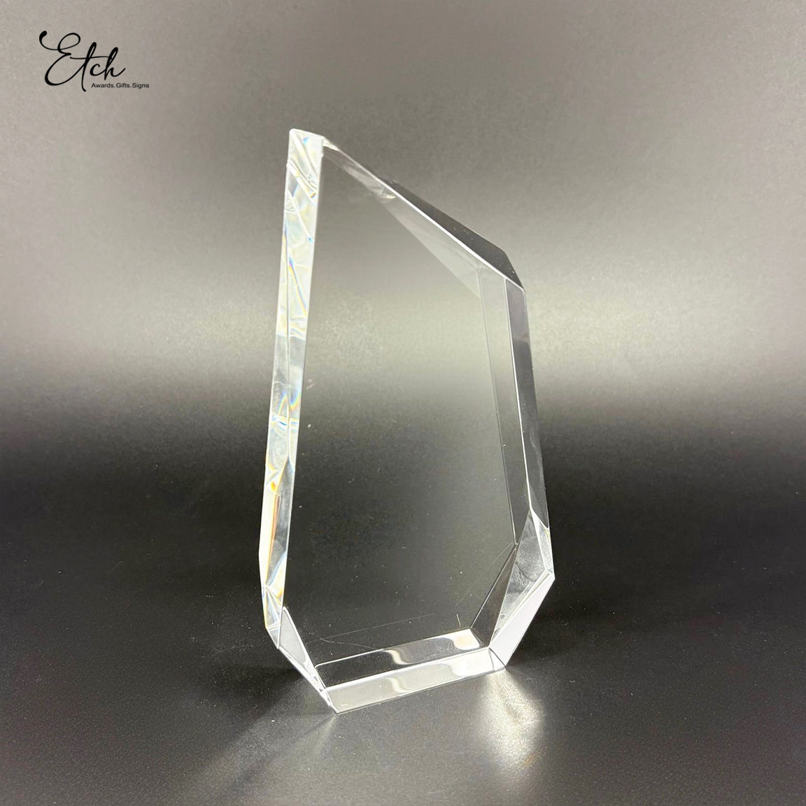 Slanted Peak Crystal Award