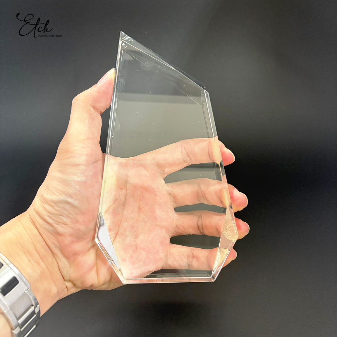 Slanted Peak Crystal Award