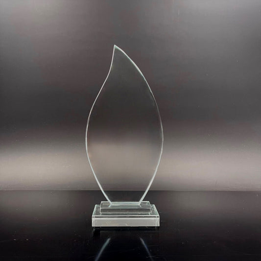 Tinted Solar Flame Trophy Award