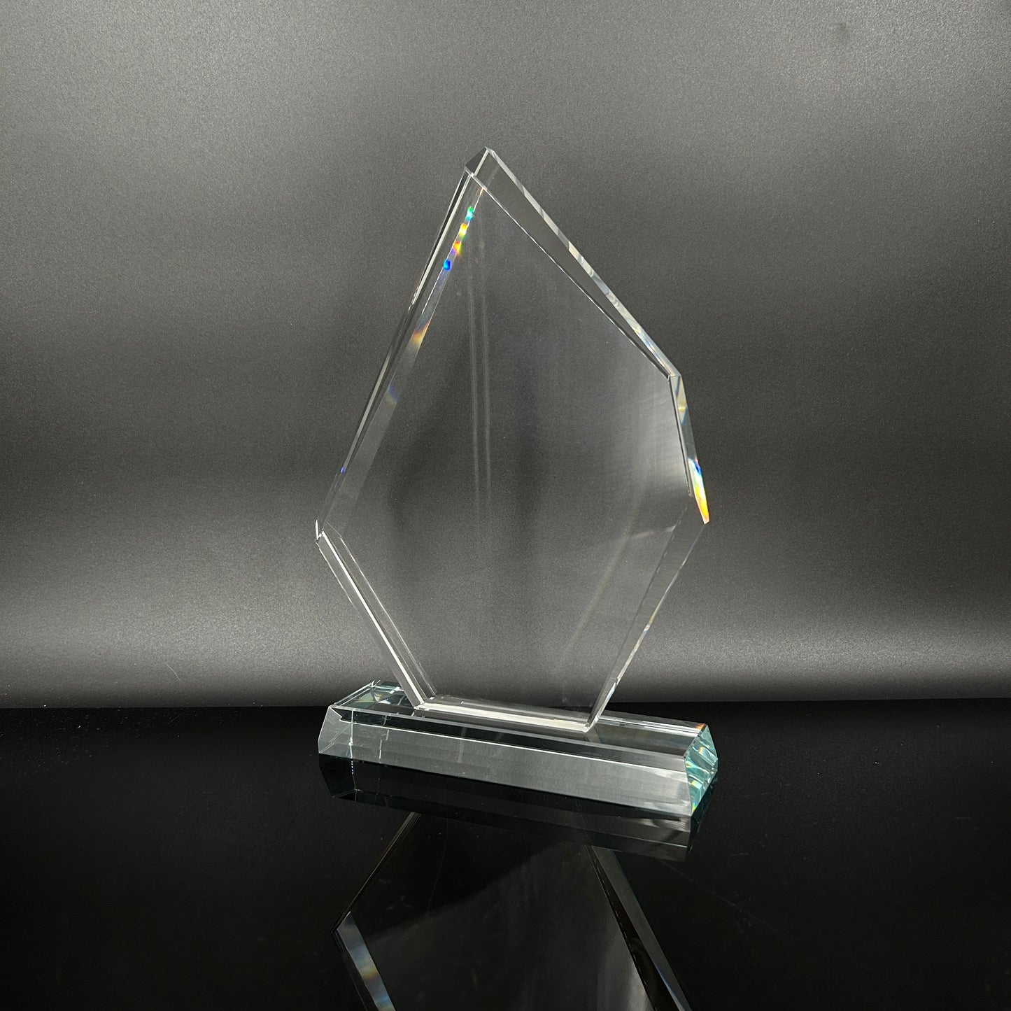 Unique Facet Crystal Trophy Award