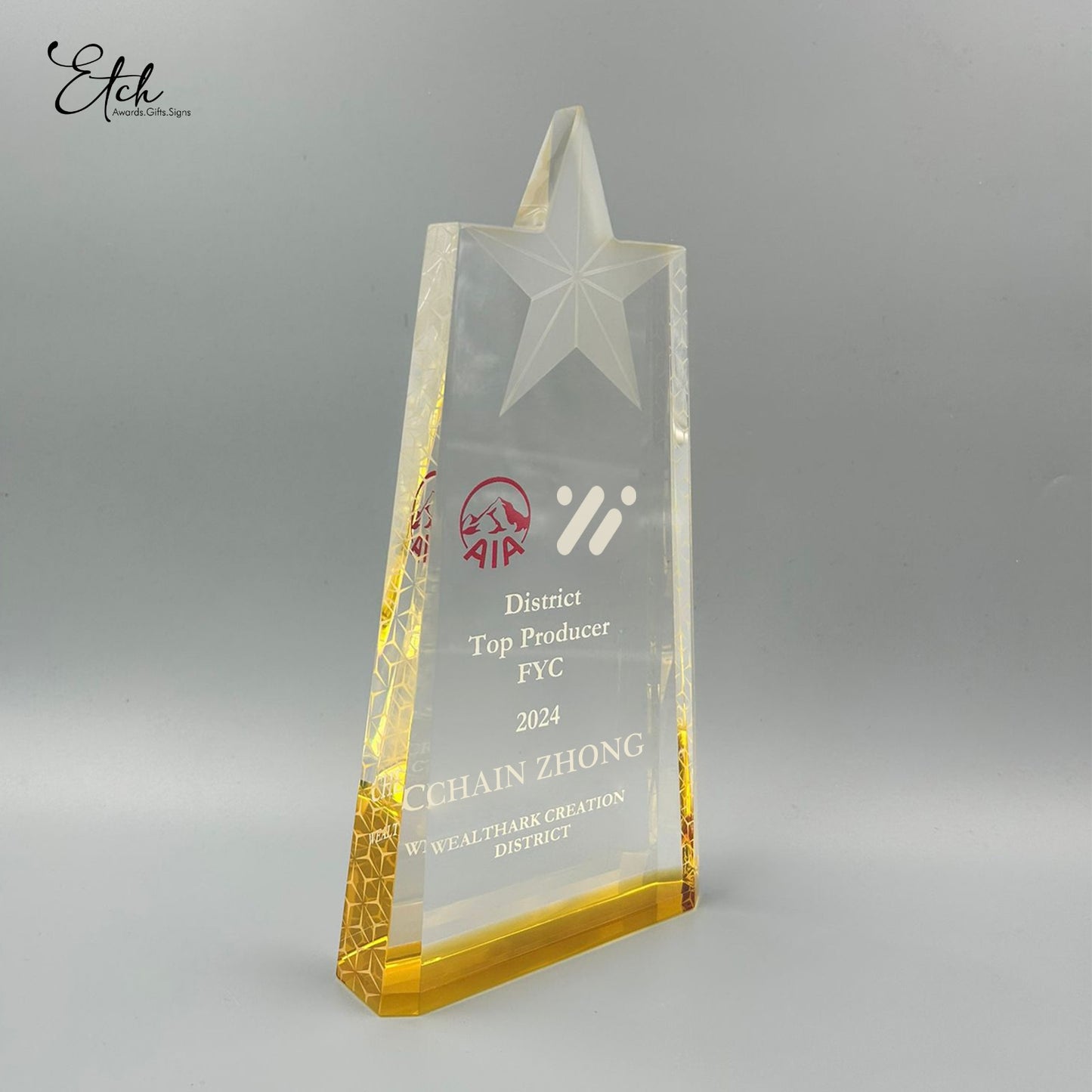 Stardom Slim Square Award