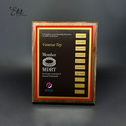 Perpetual Wooden Plaque
