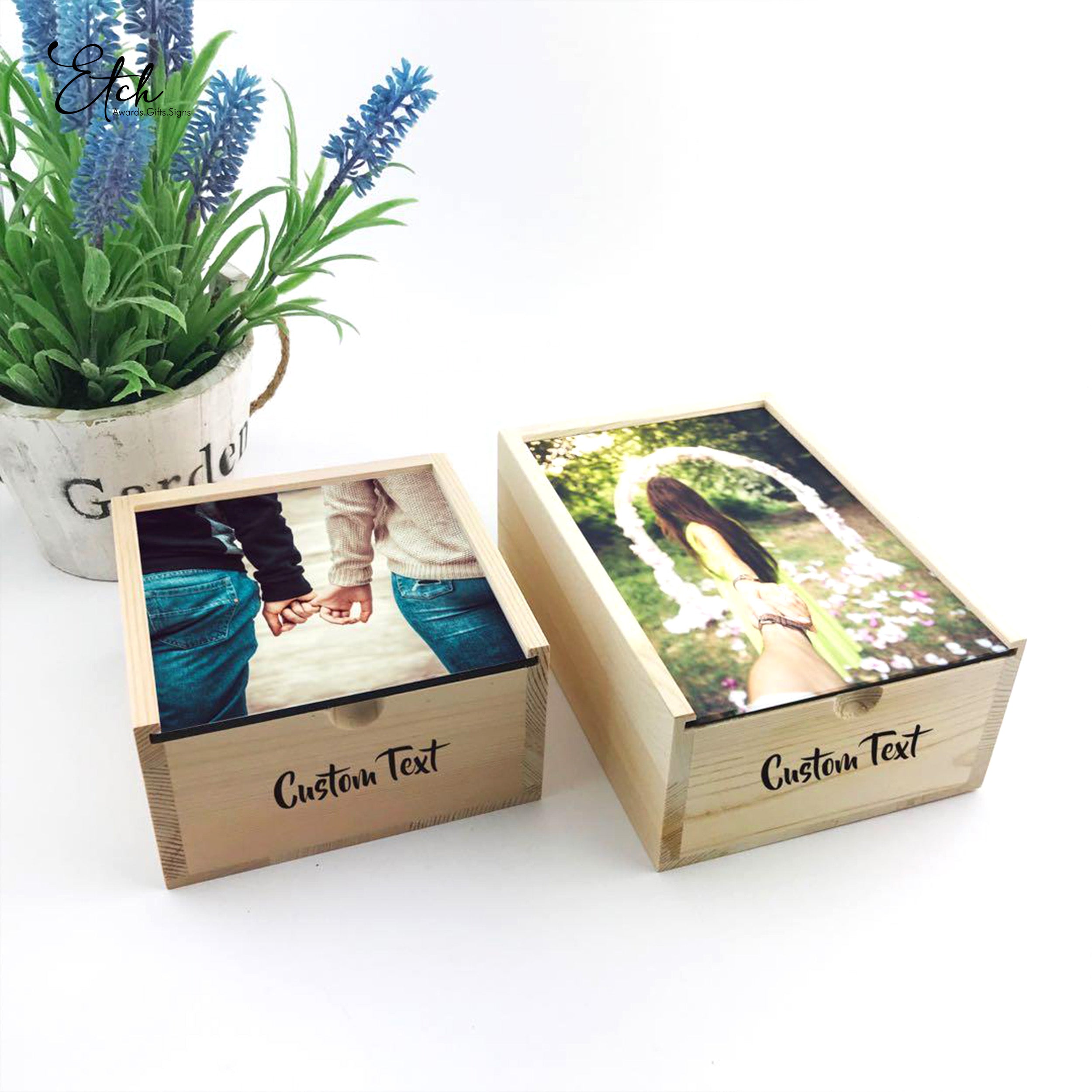 Wooden Safekeep Box – Etch