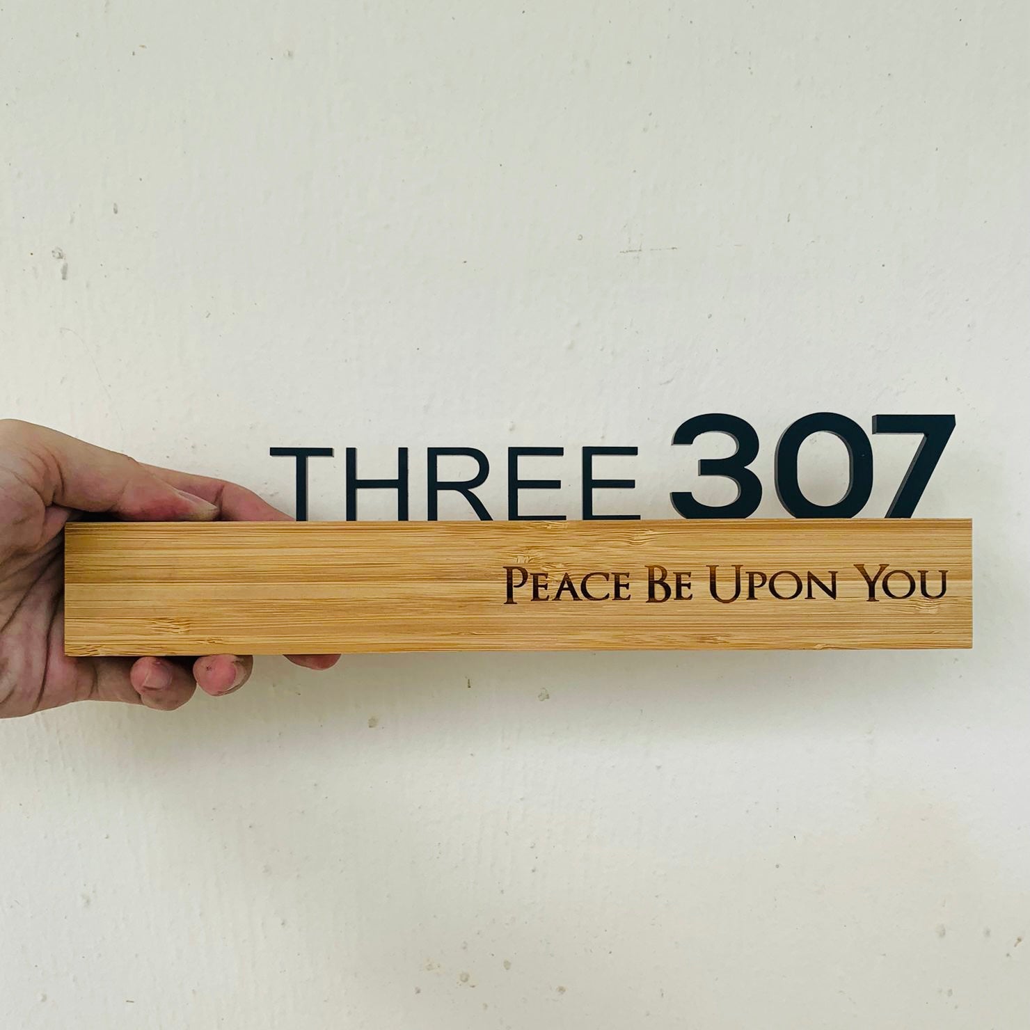 Home Unit Sign - Hotel room styled. – Etch